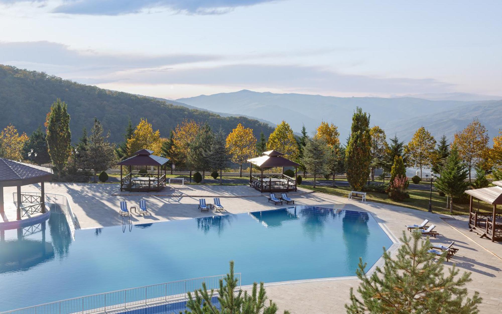 Shamakhi Palace Sharadil Seredil Екстер'єр фото The swimming pool at the hotel
