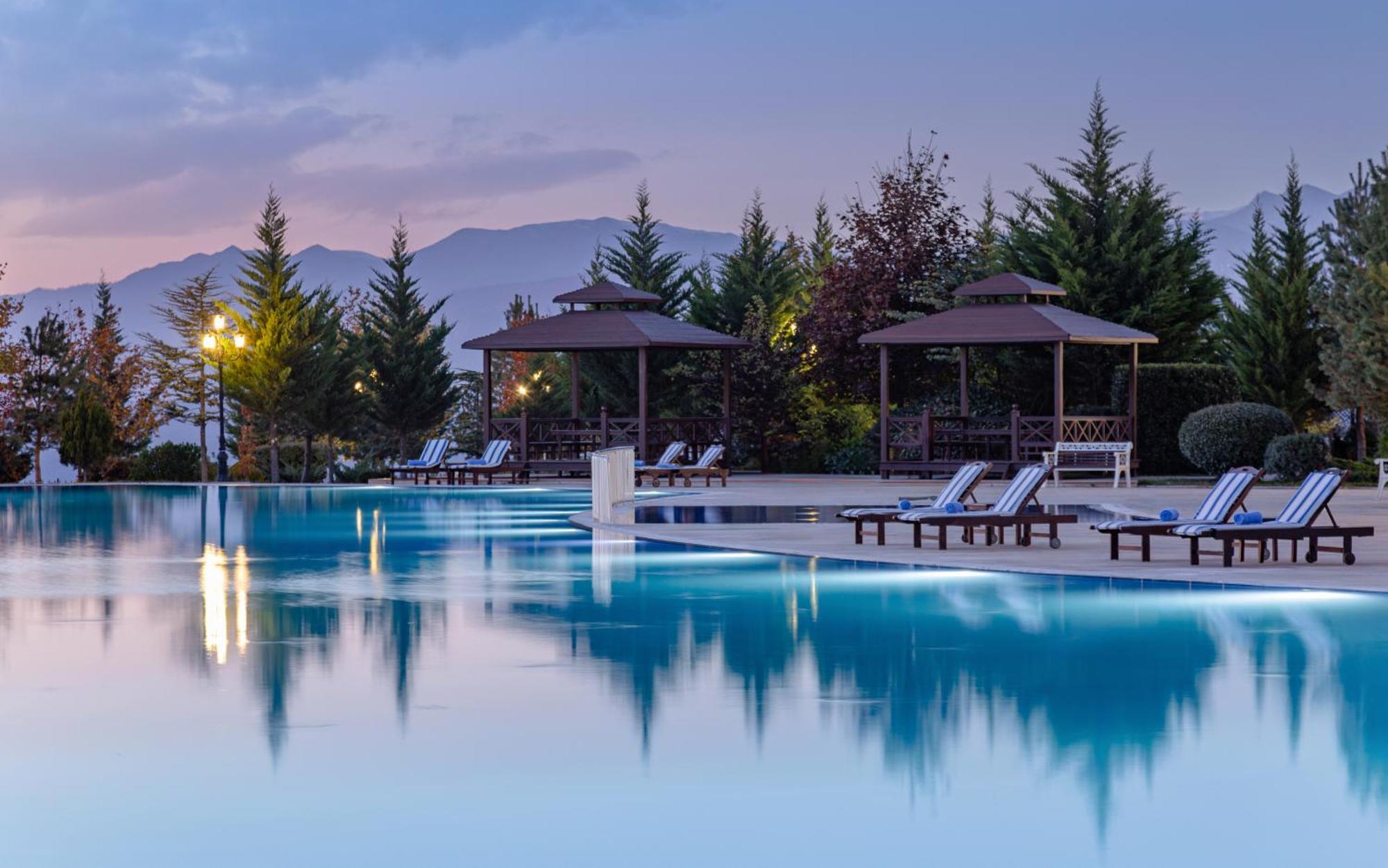 Shamakhi Palace Sharadil Seredil Екстер'єр фото The swimming pool at the hotel